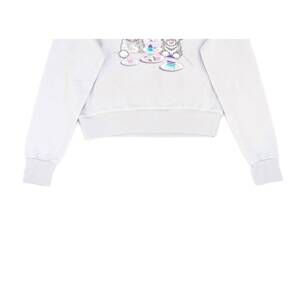 NEW FIREHOUSE girls pup party sweatshirt in clay